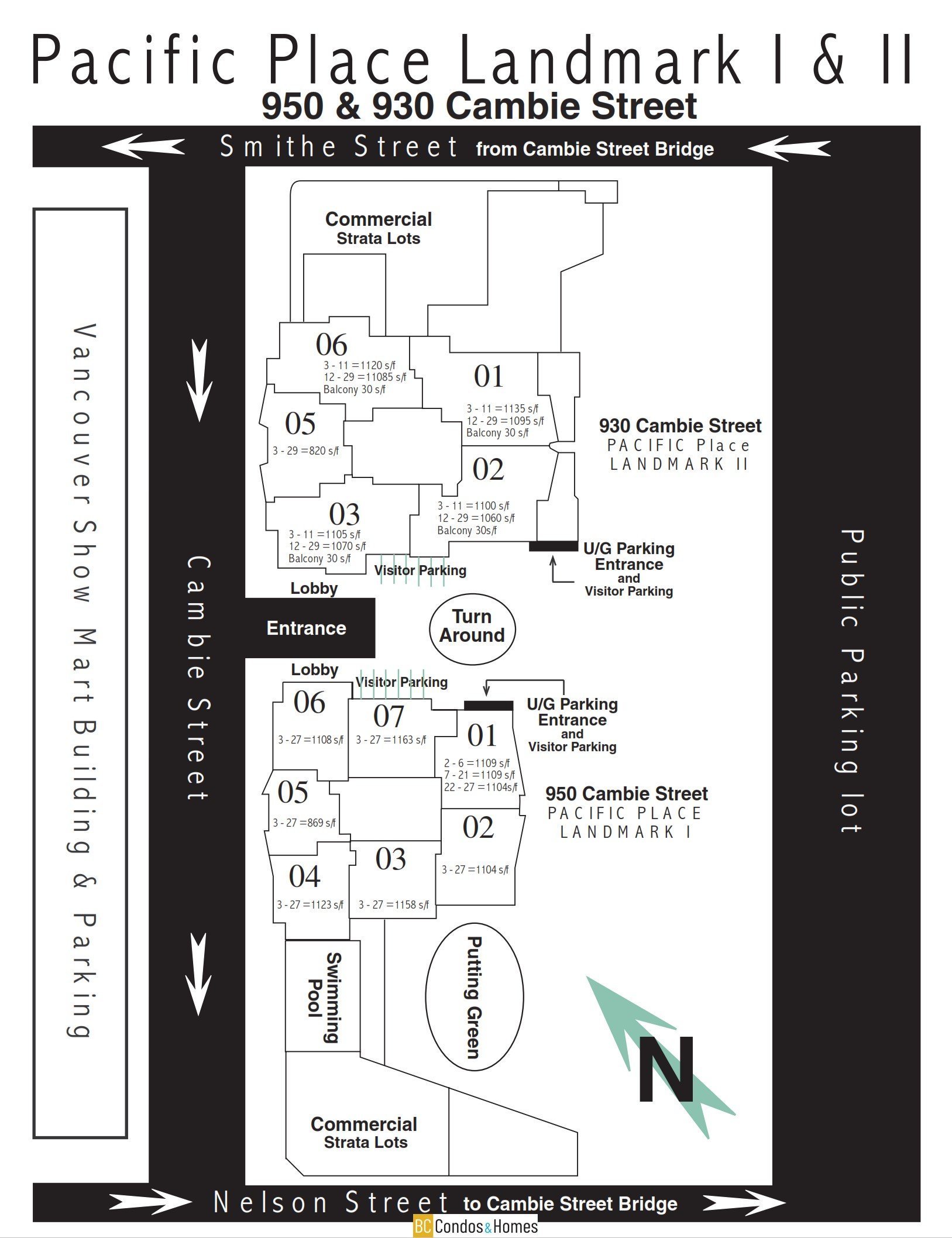 Pacific Landmark II location map 1