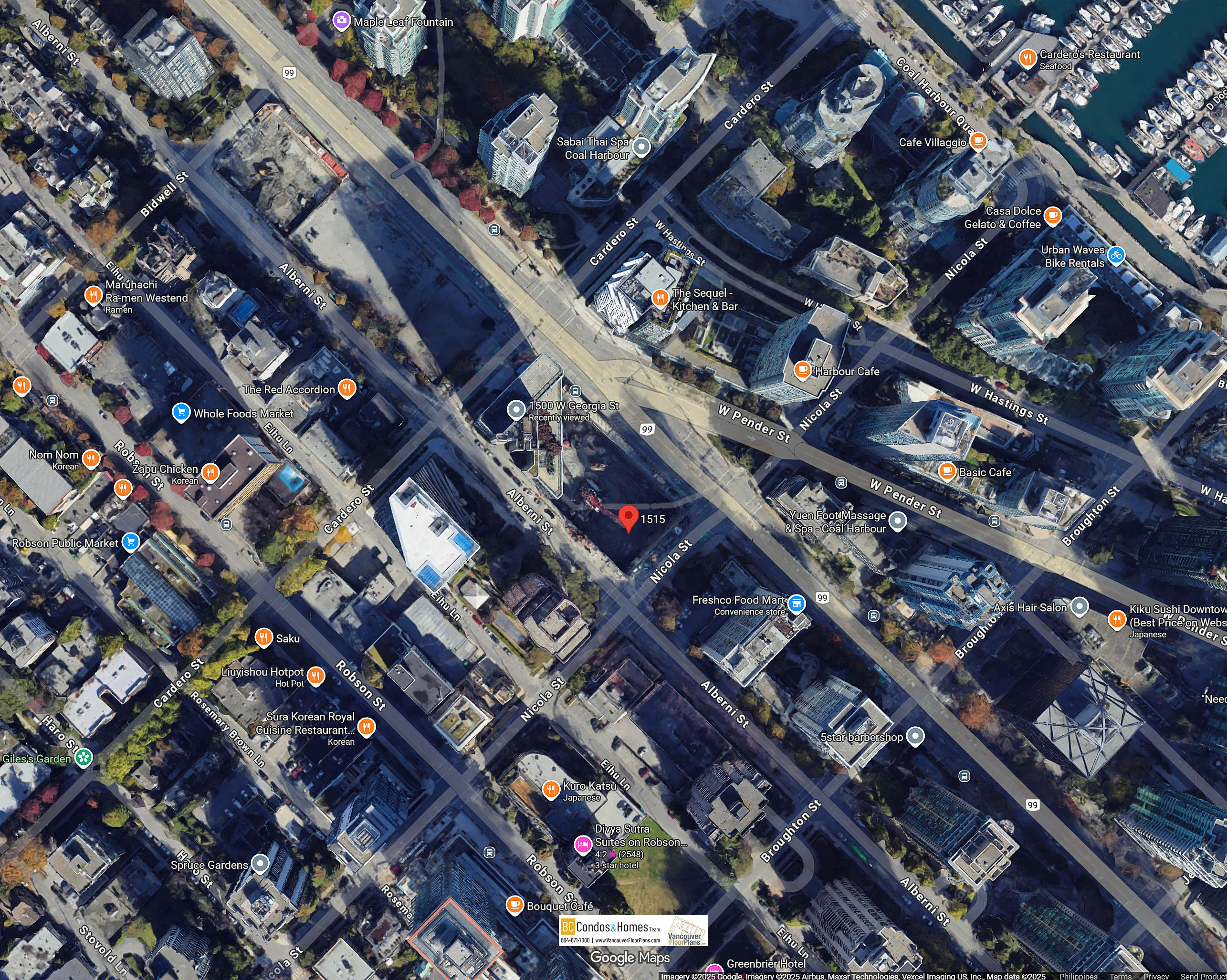 Fifteen Fifteen location map 4