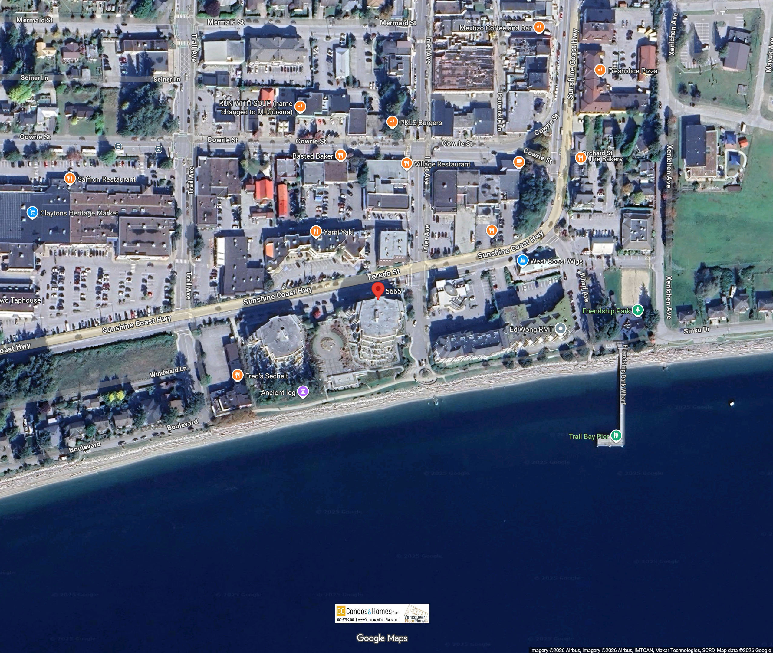Watermark At Sechelt location map 6