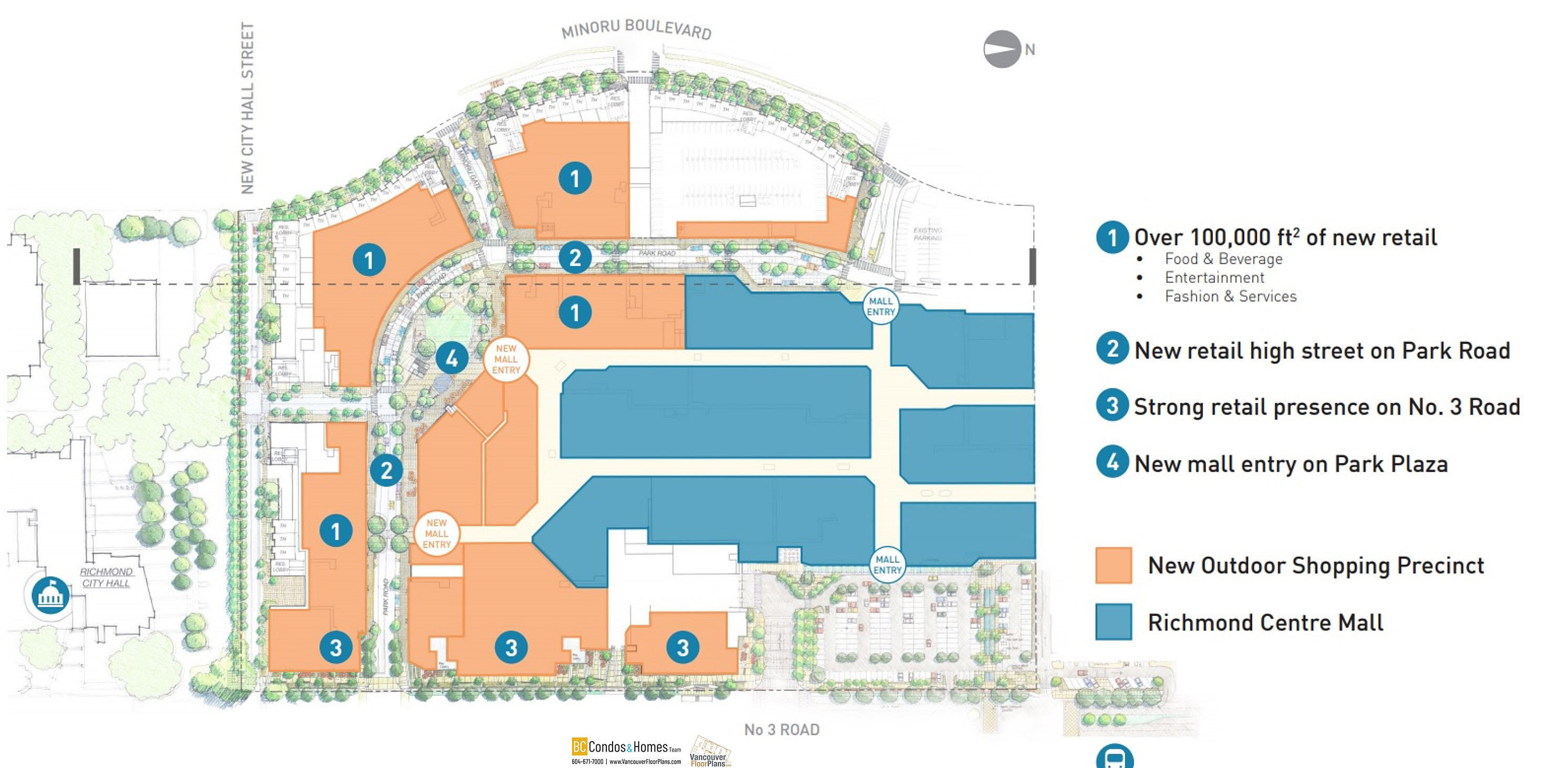 RC At CF Richmond Centre location map 8