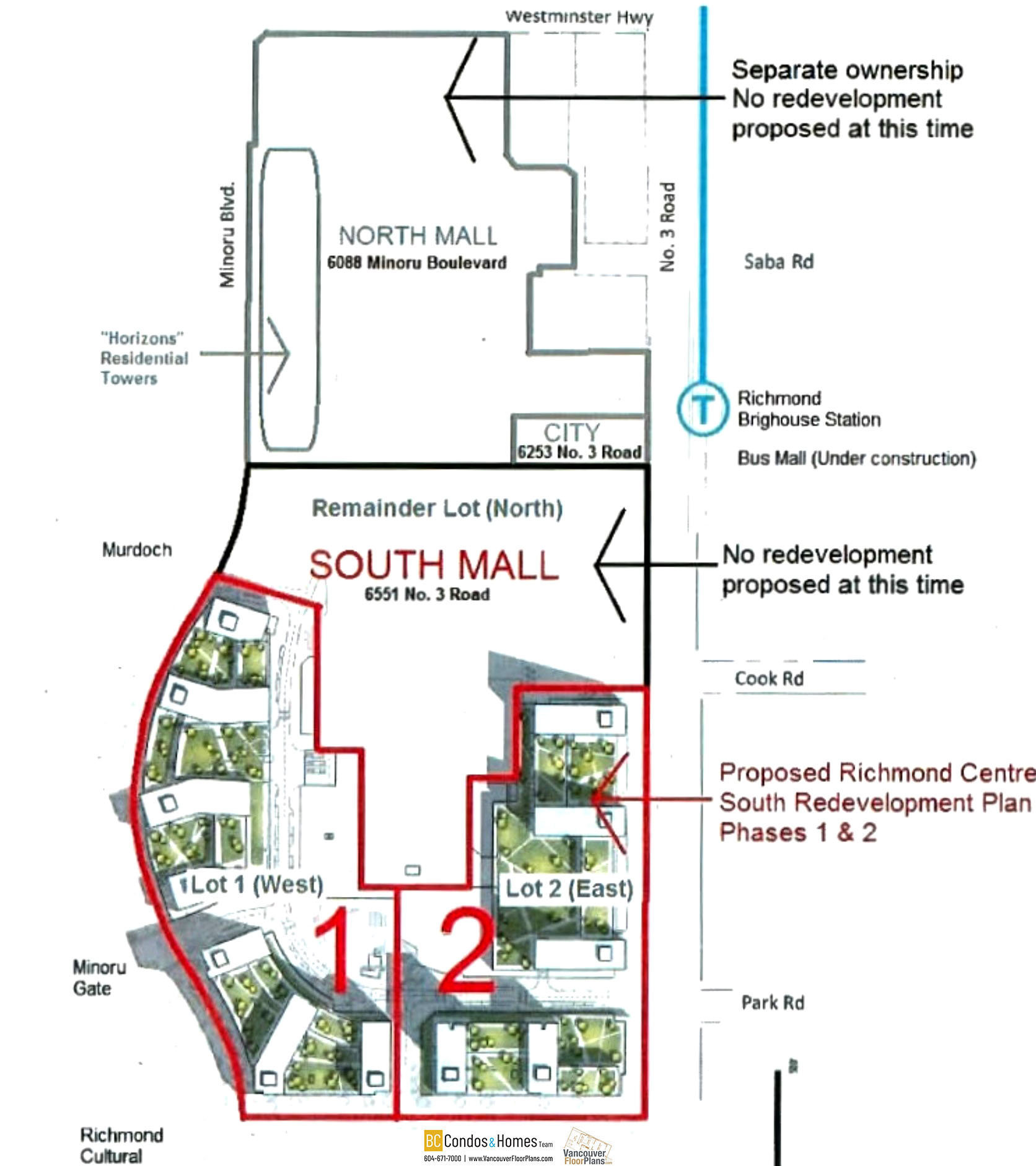RC At CF Richmond Centre location map 9