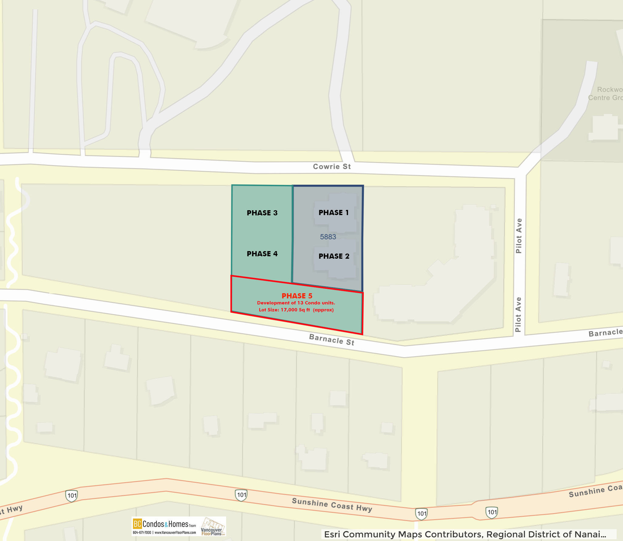 VERANDA (Phase 5) location map 3