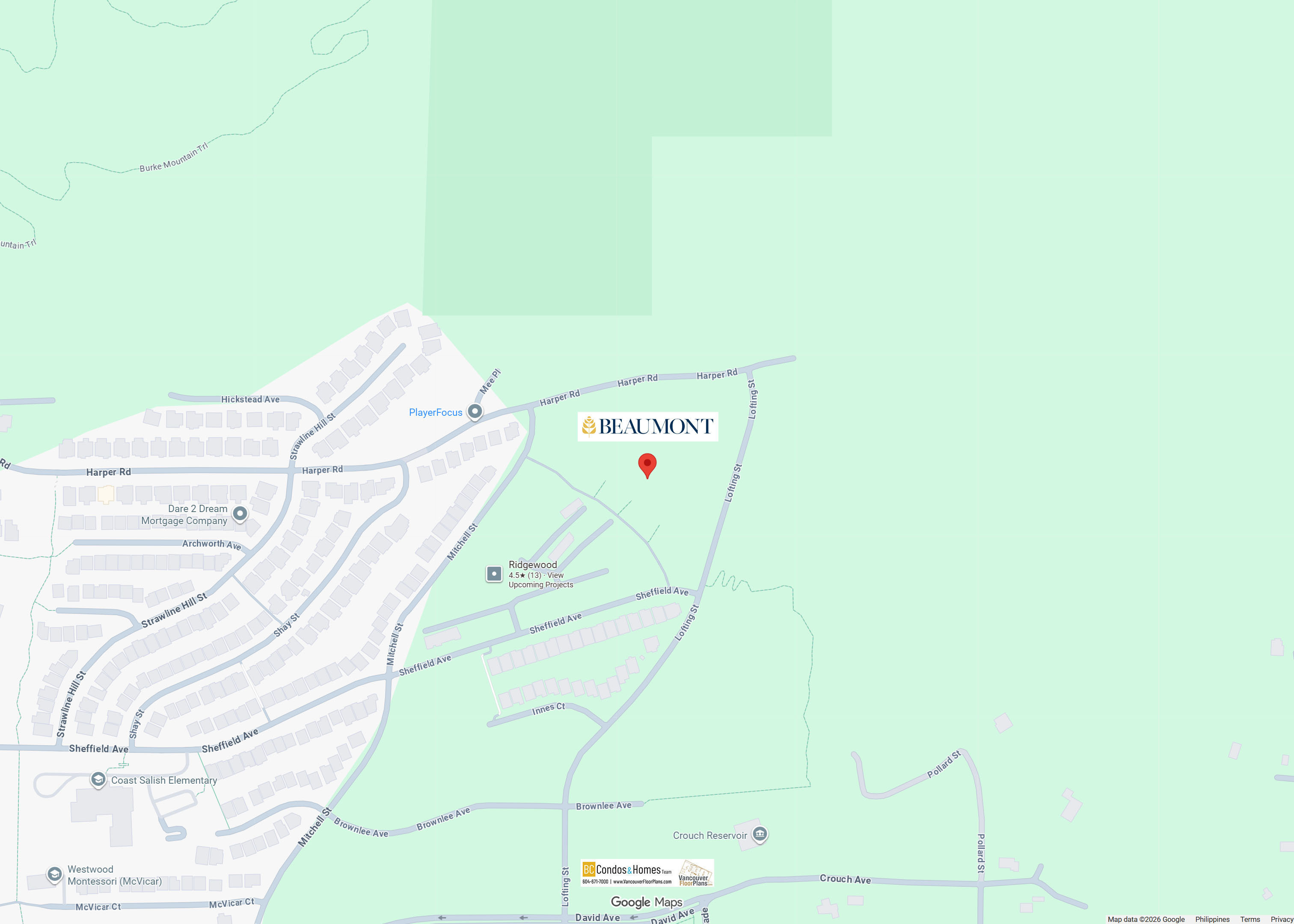 Beaumont by Polygon location map 1