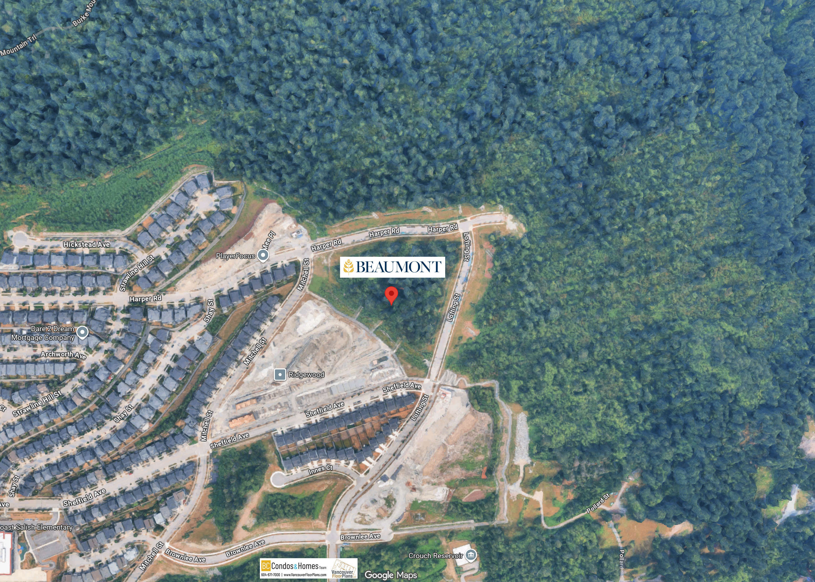 Beaumont by Polygon location map 2