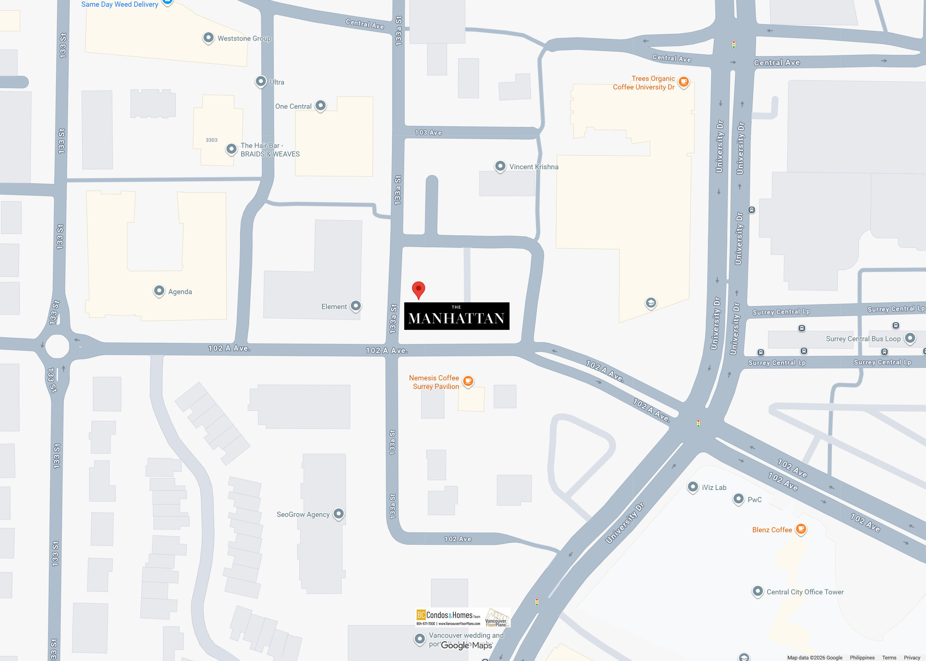 The Manhattan by ML Emporio Properties Ltd. location map 2