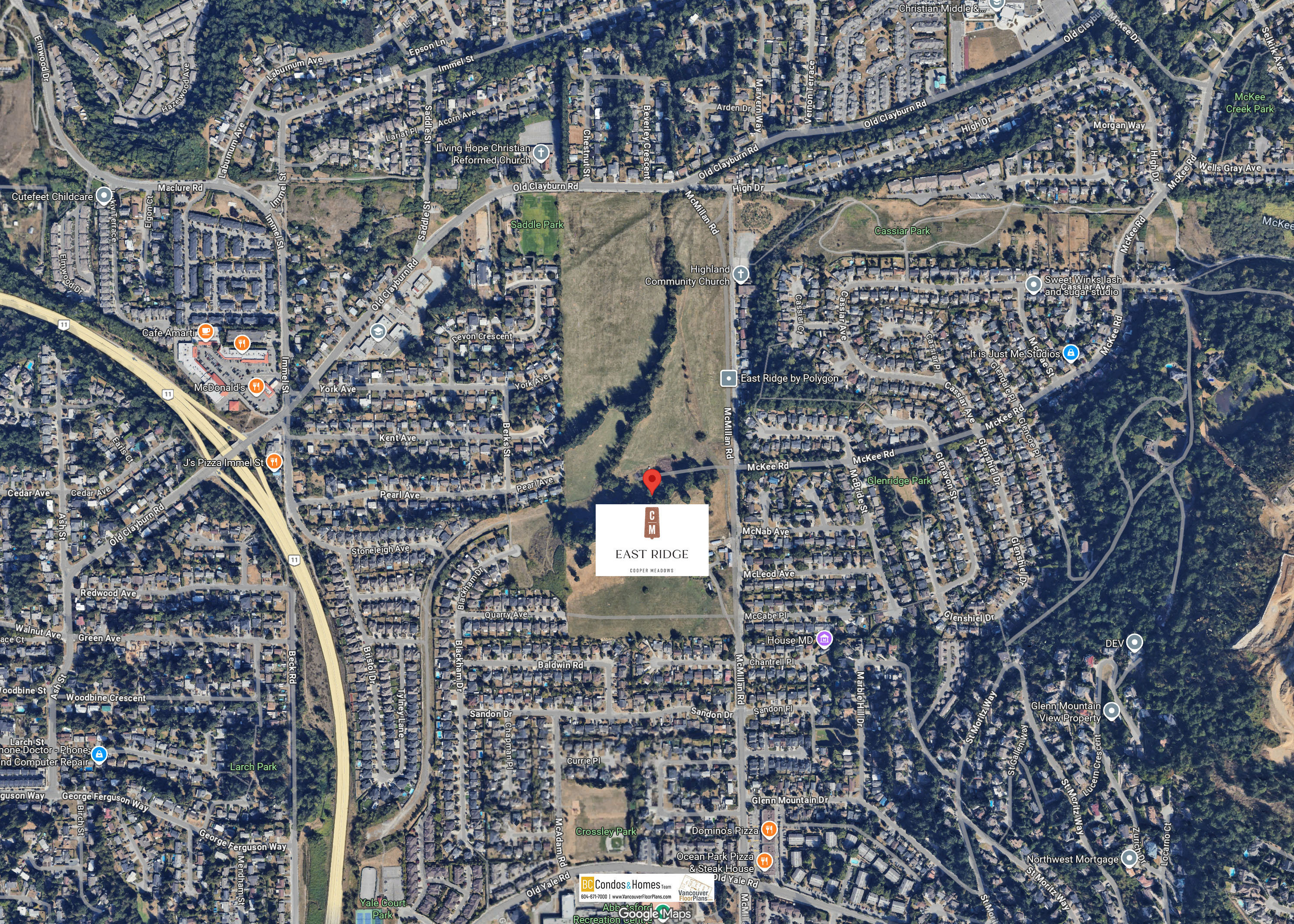 East Ride by Polygon location map 3