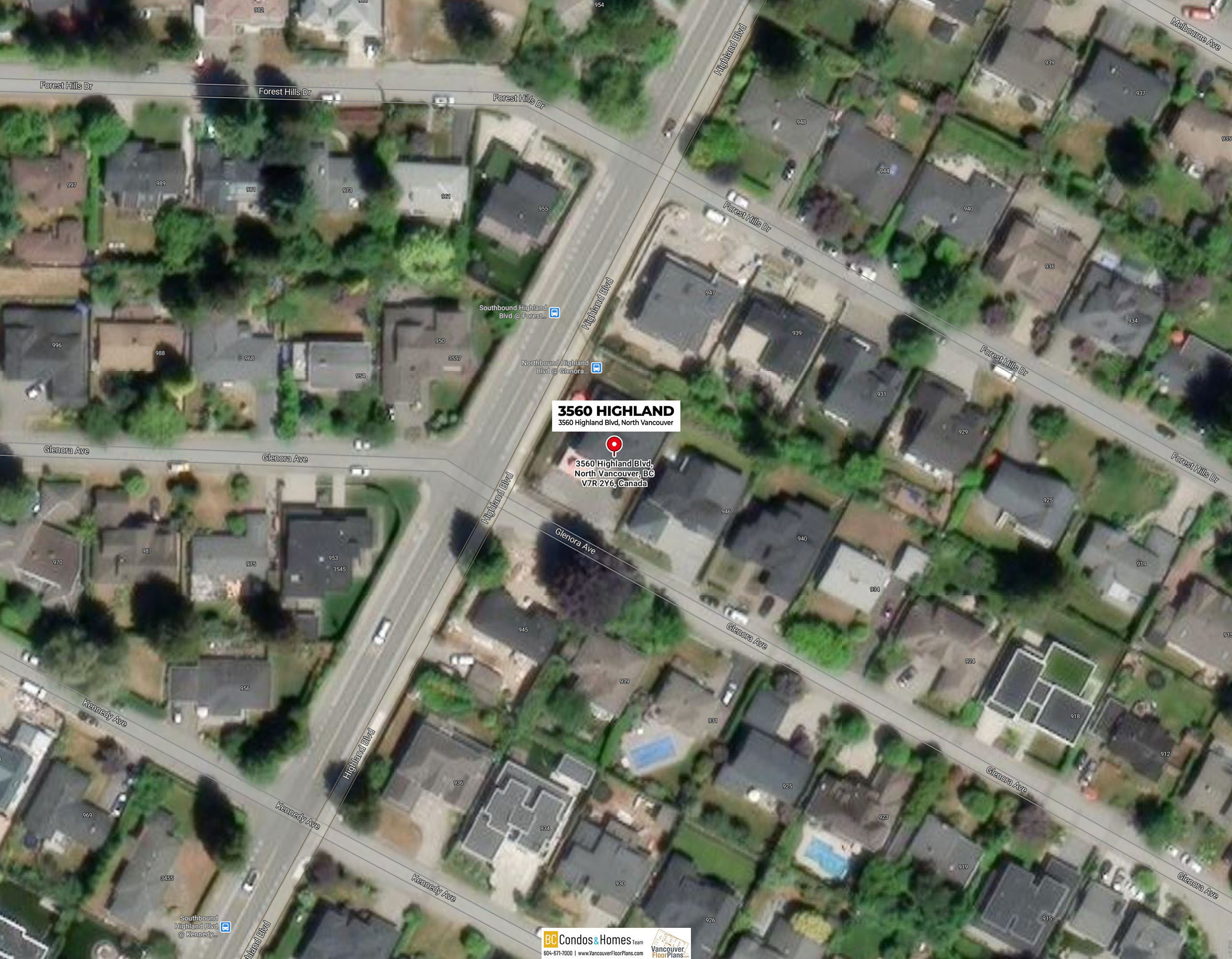 3560 Highland location map 1