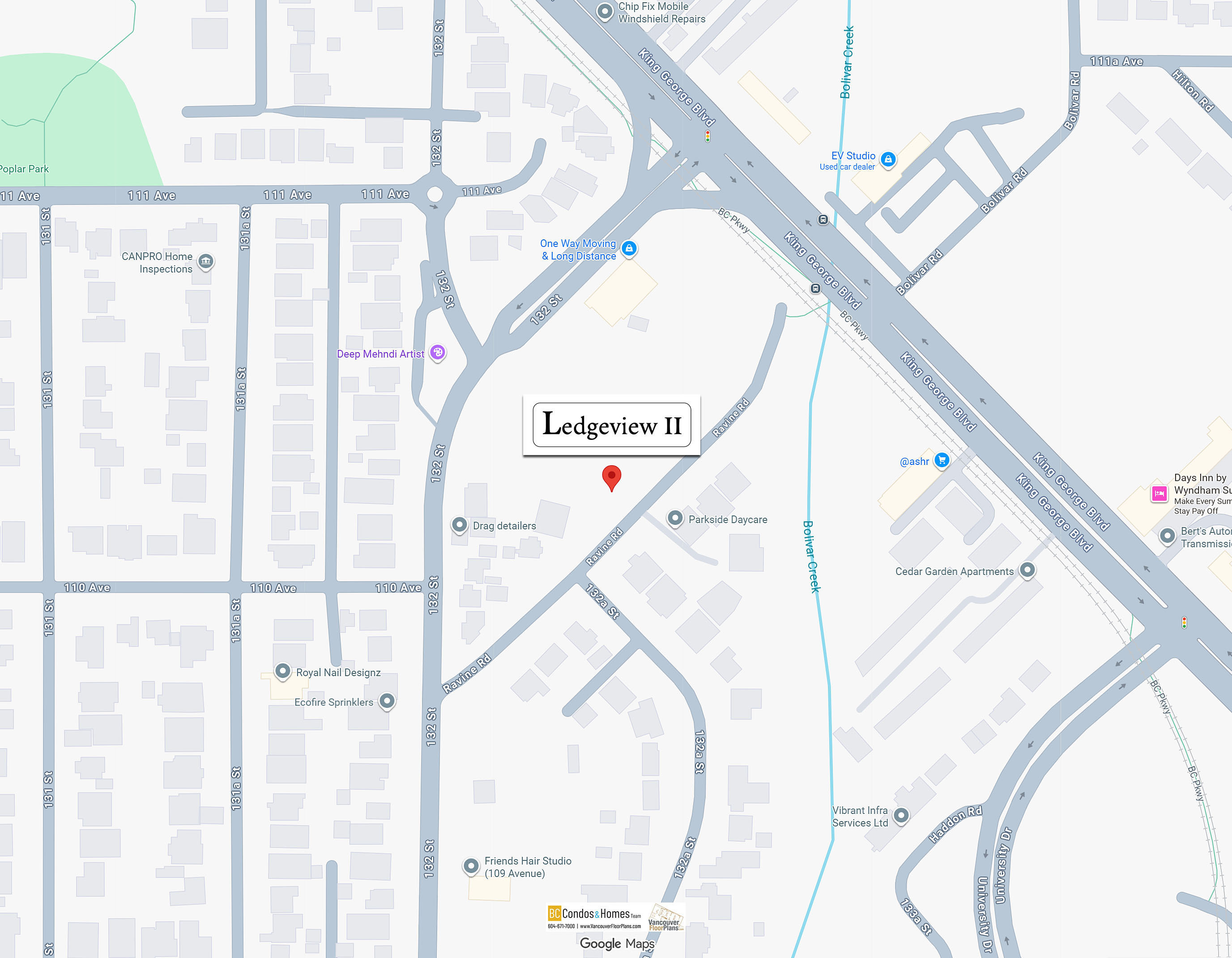 Ledgeview II by Quadra Homes location map 1
