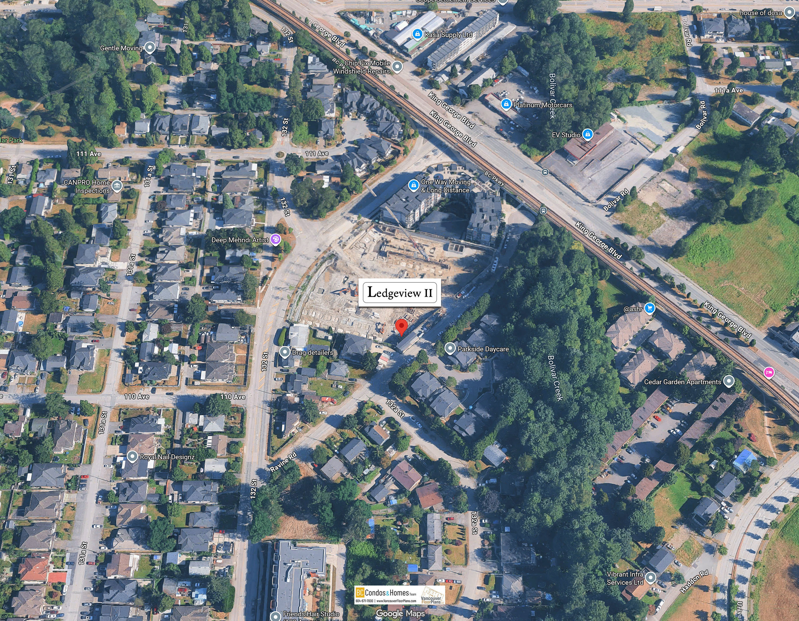 Ledgeview II by Quadra Homes location map 2