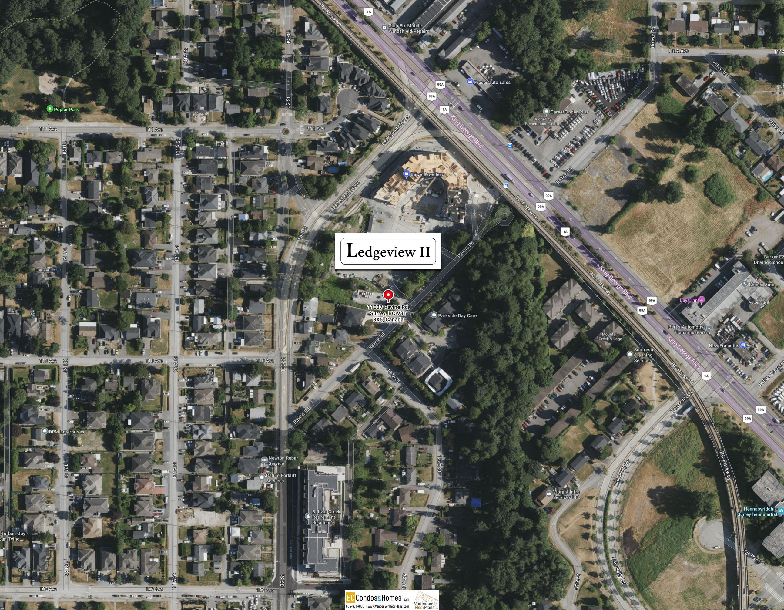 Ledgeview II by Quadra Homes location map 3