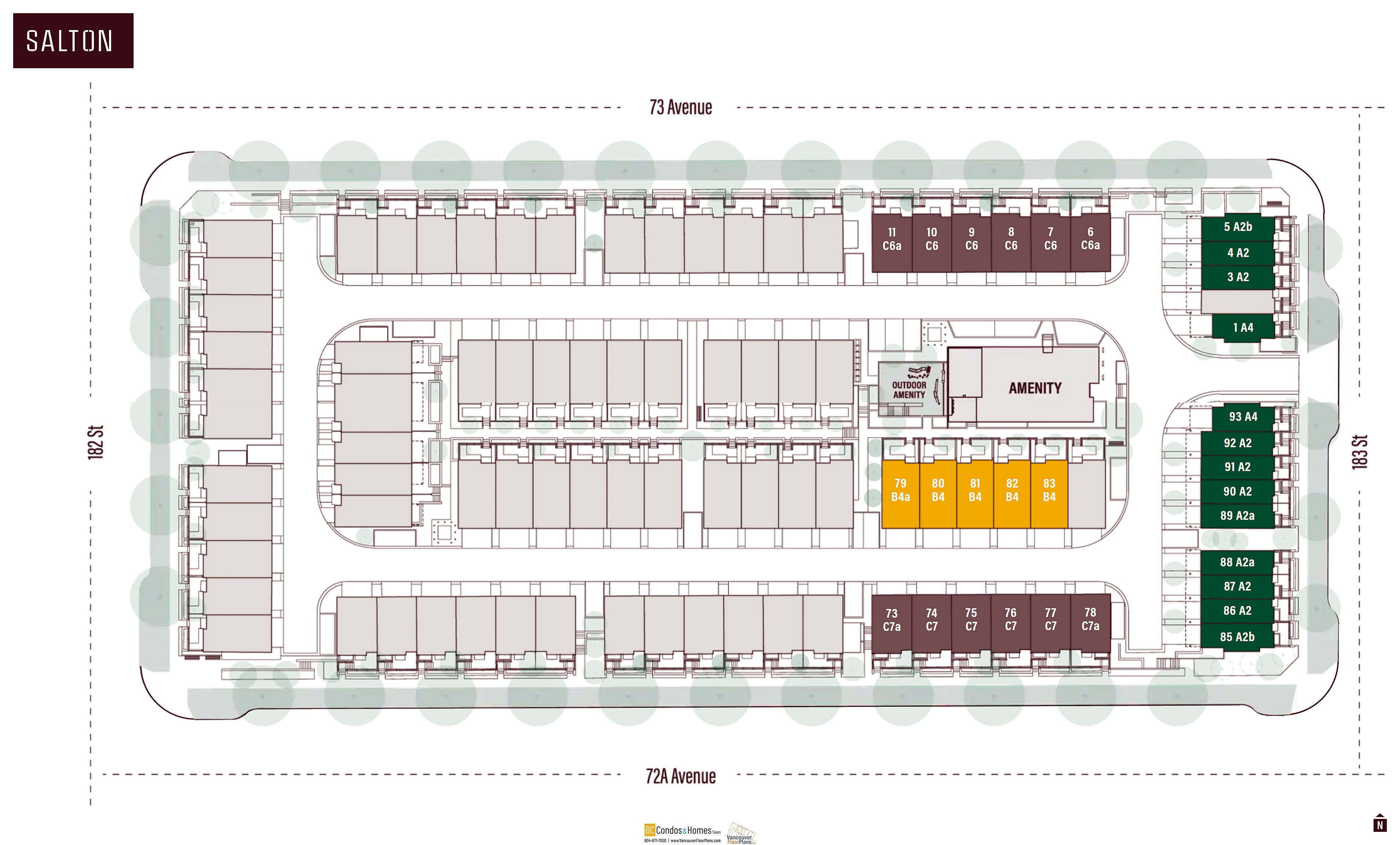 Salton by StreetSide Developments location map 1