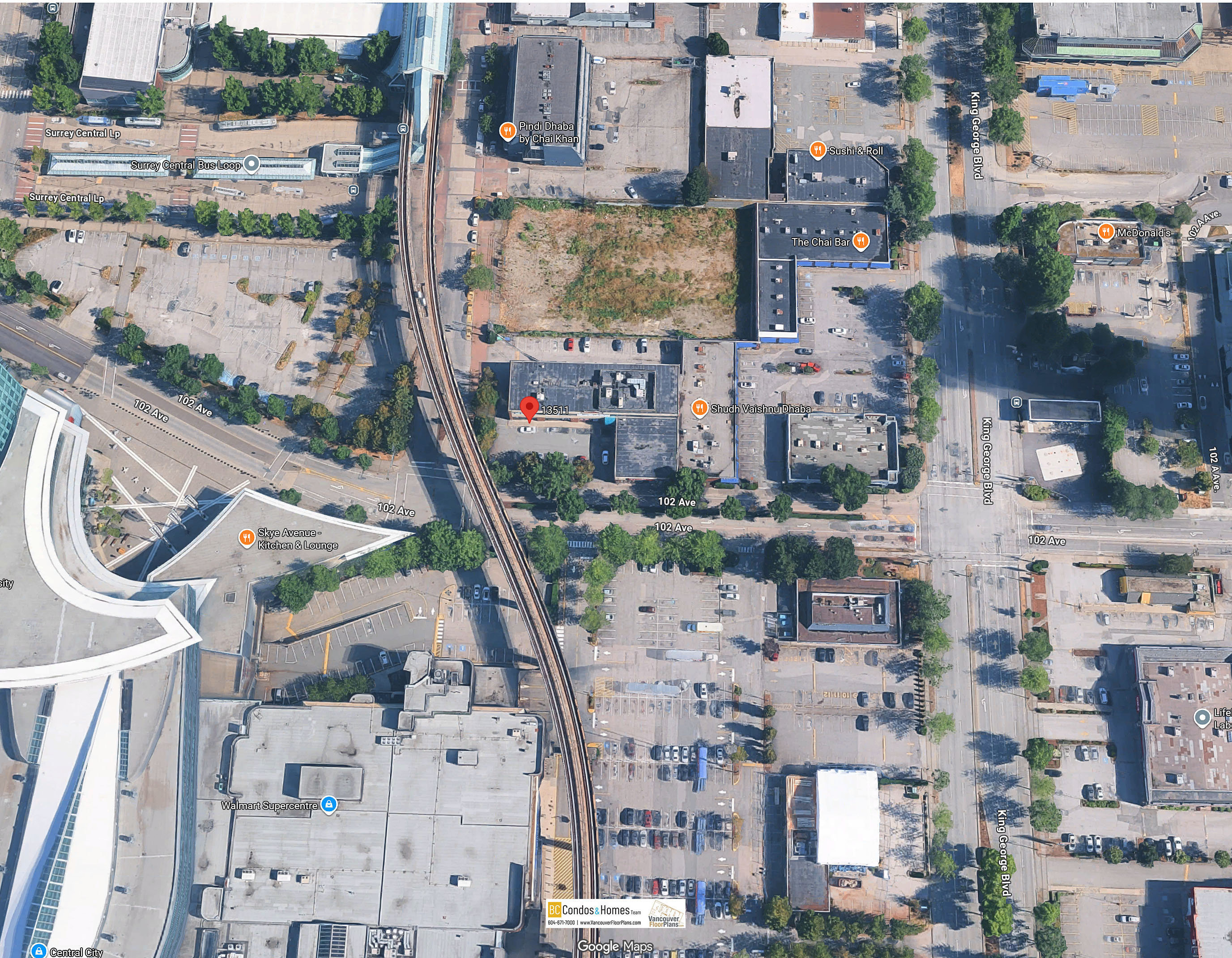 102+Park by Marcon Developments location map 3