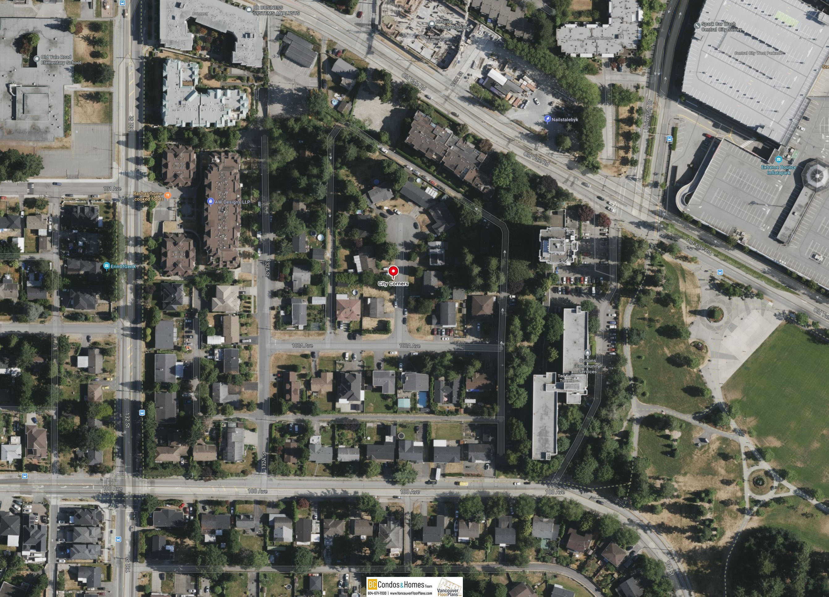 City Corners by Zenterra Developments location map 1