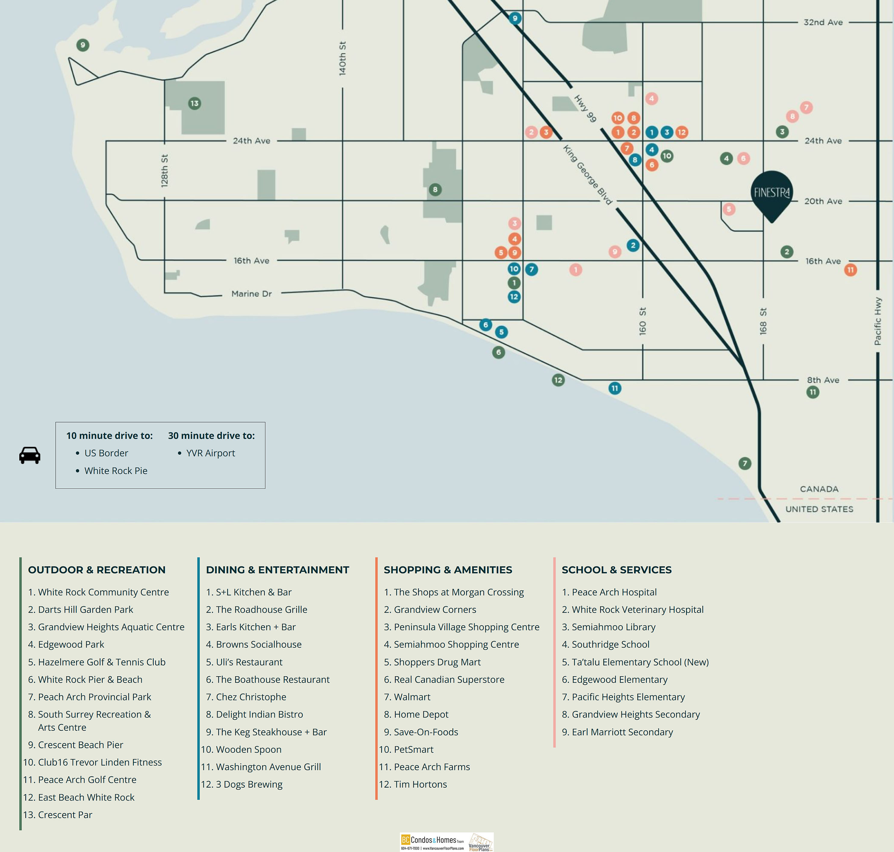 Finestra by MetroVan location map 1