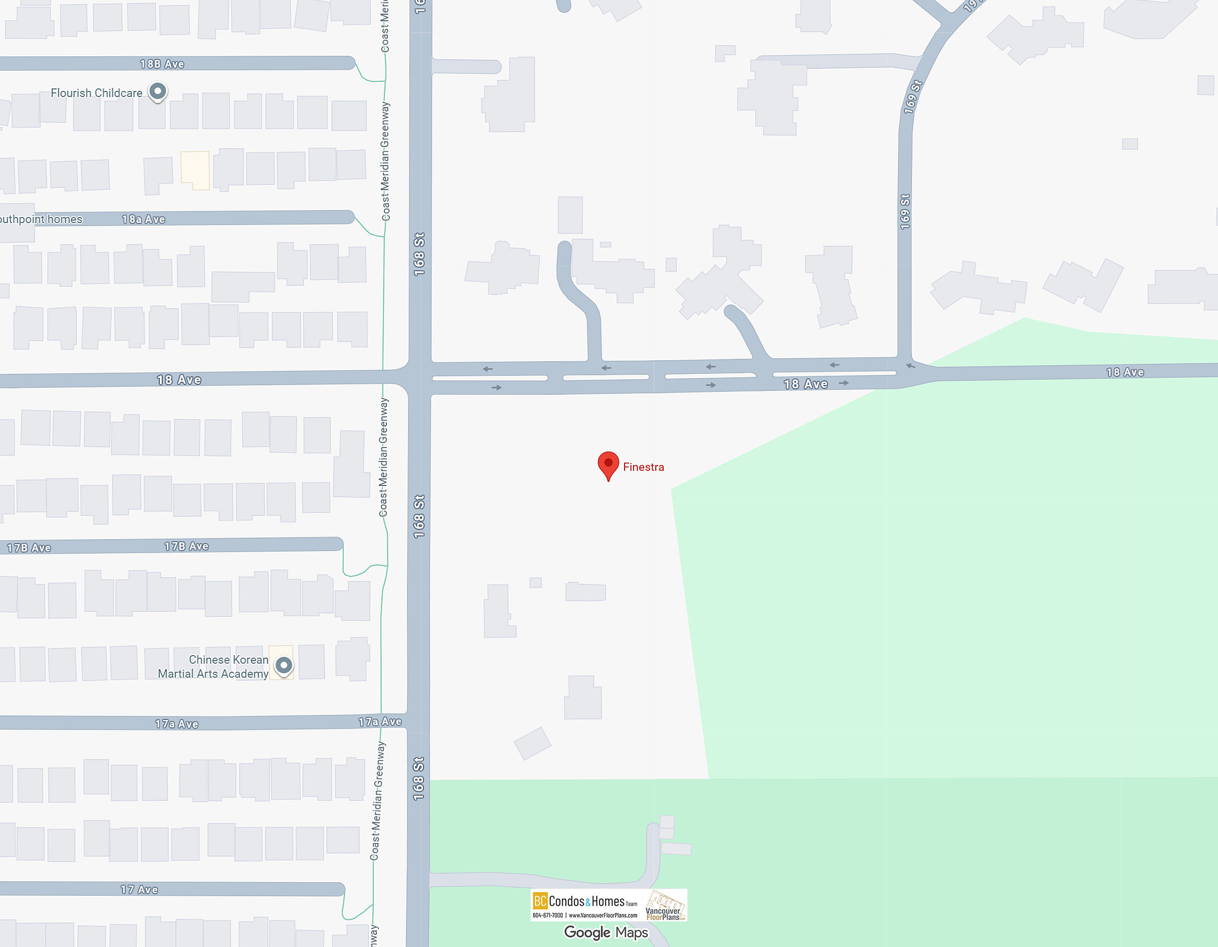 Finestra by MetroVan location map 3