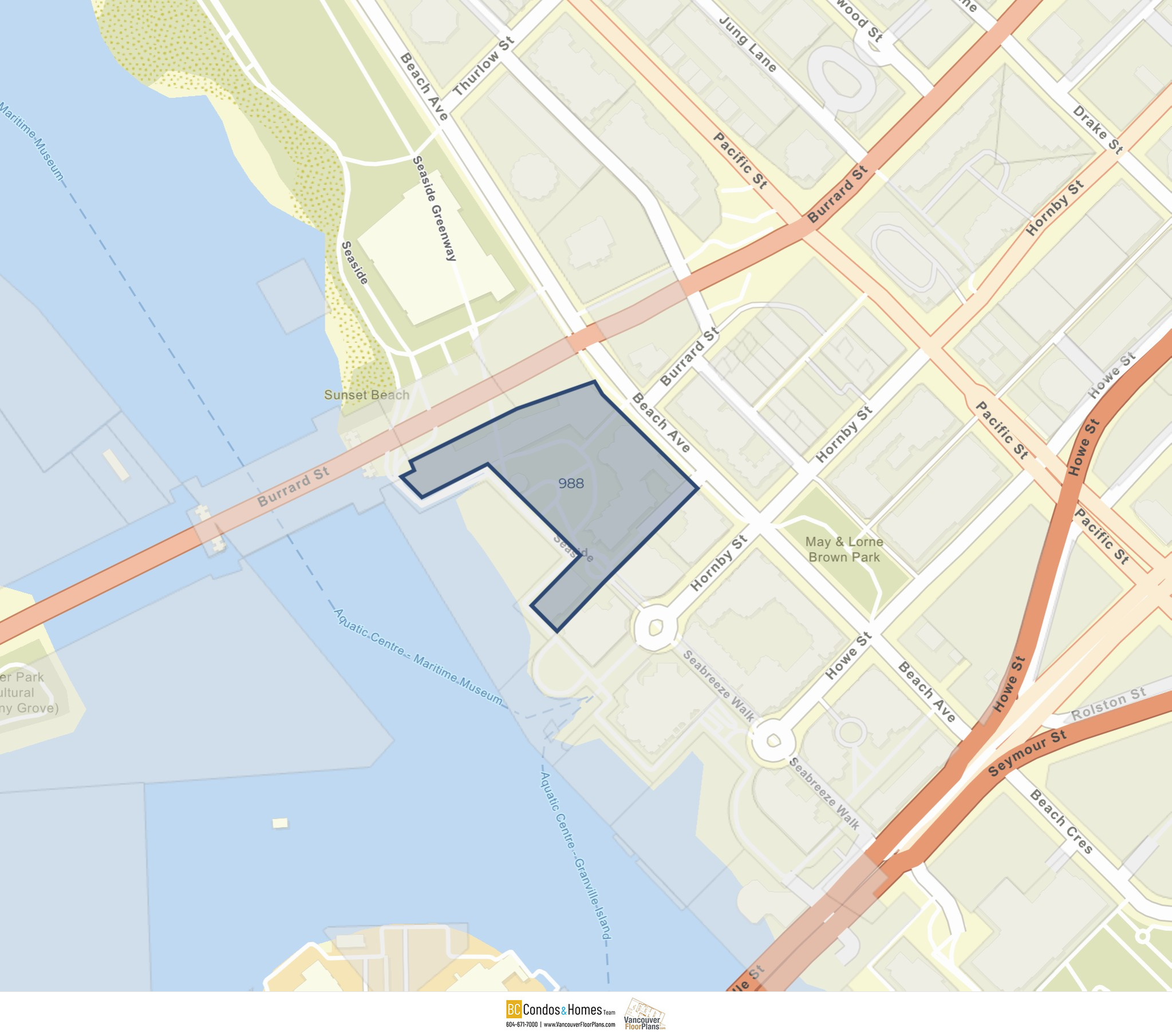 The Villas At 1000 Beach location map 7