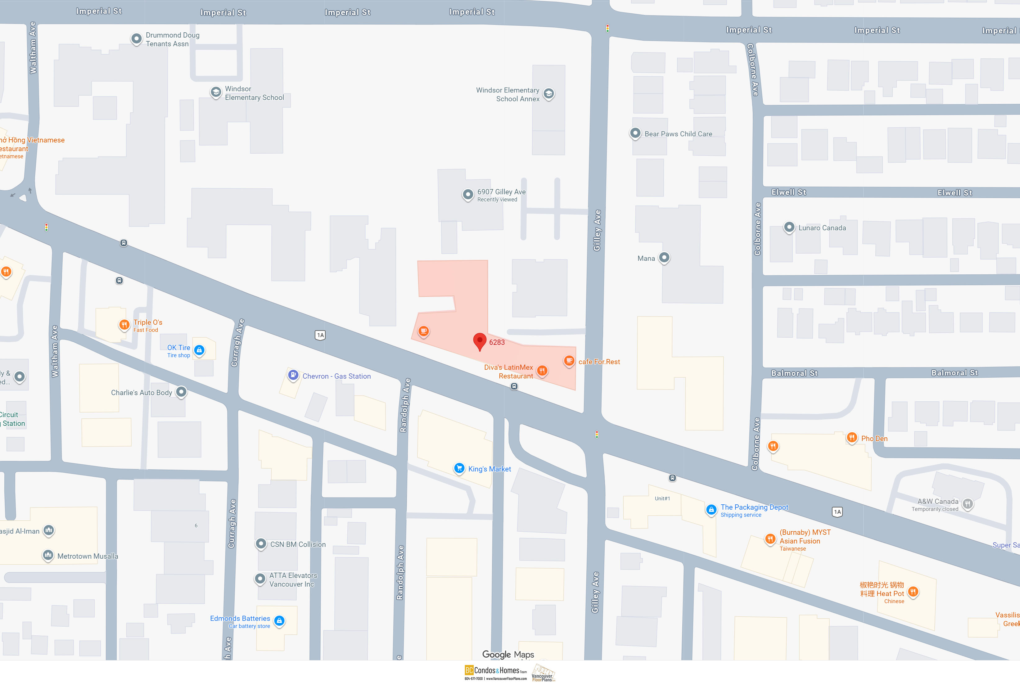 Pixel location map 4